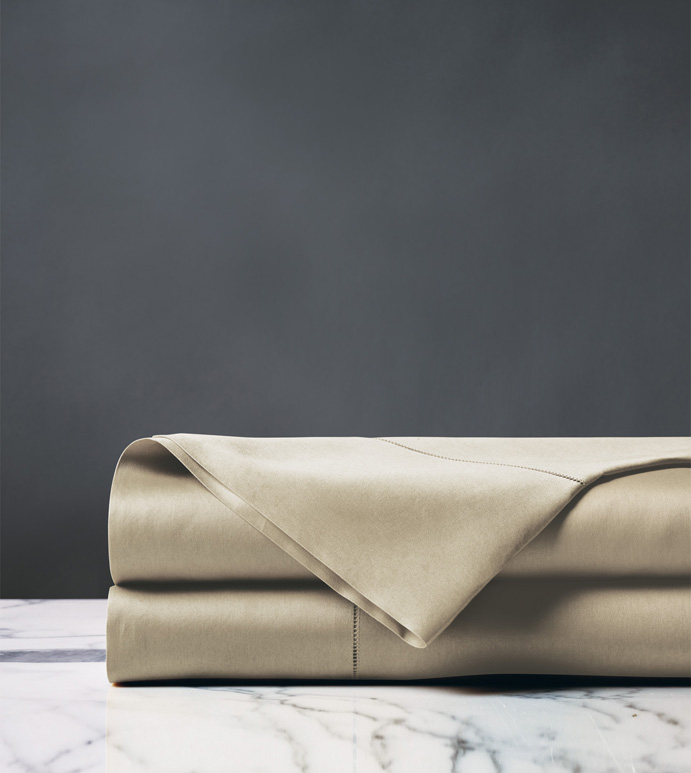 Roma Luxe Sable Flat Sheet
