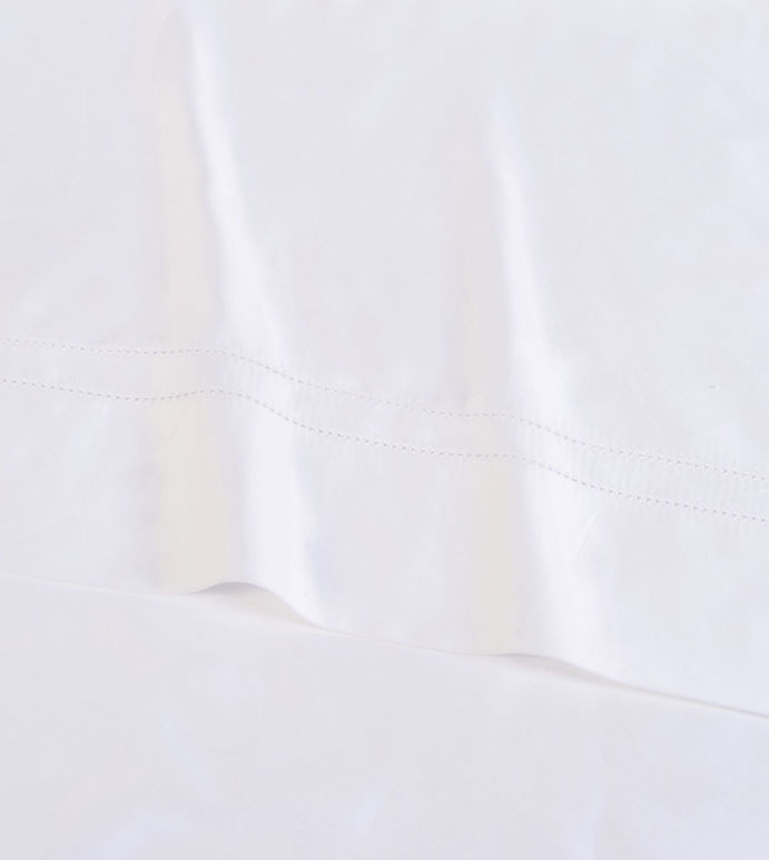 Lusso Sateen Flat Sheet in White