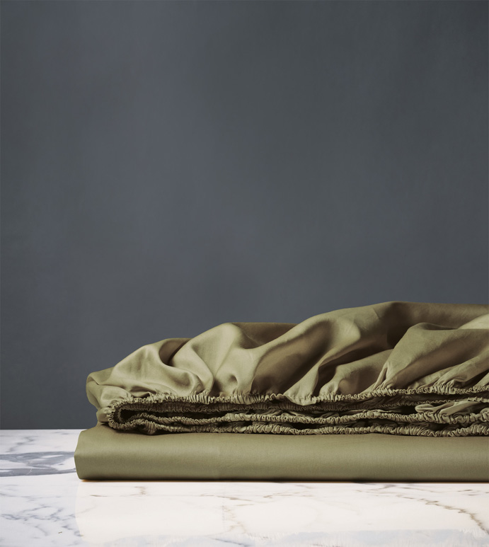 Nuvola Luxe Oliva Fitted Sheet