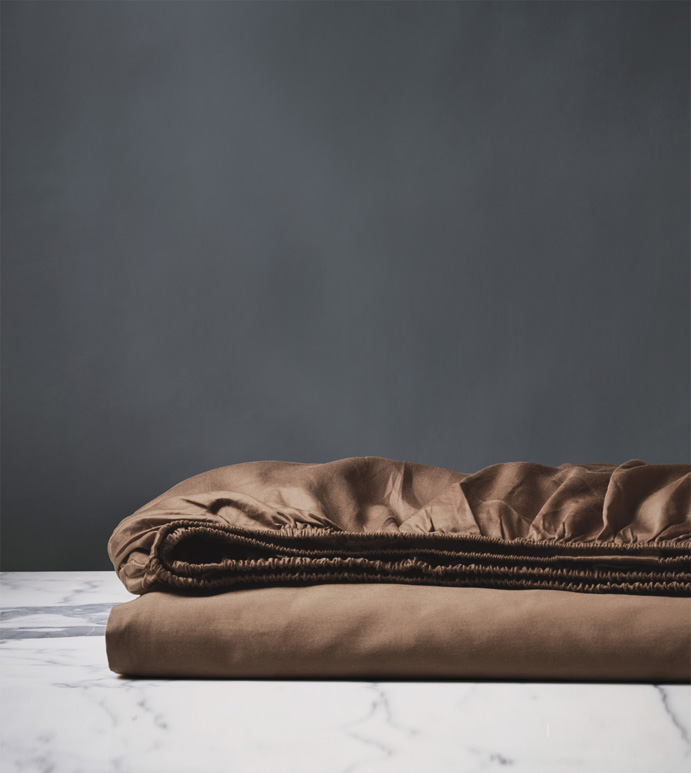 Deluca Toffee Fitted Sheet