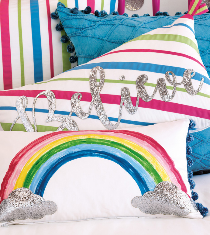 Gigi Rainbow Decorative Pillow