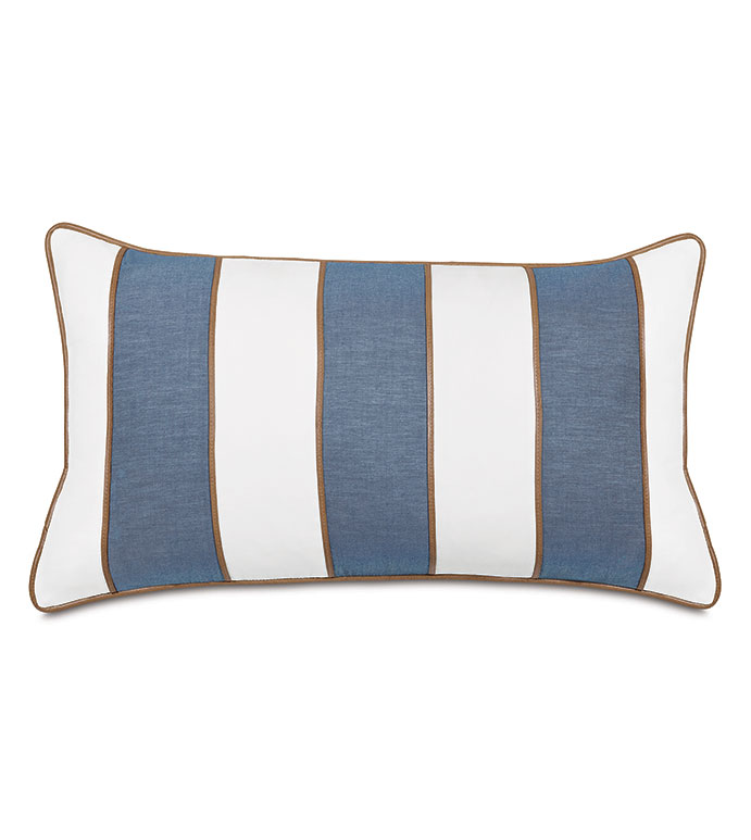 Halprin Block Striped Decorative Pillow