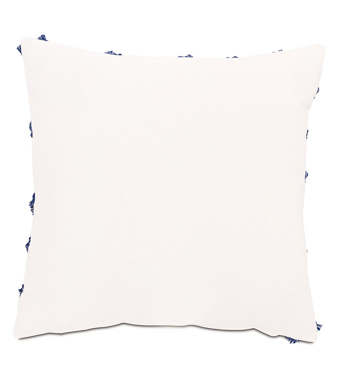 Indira Geometric Decorative Pillow in White
