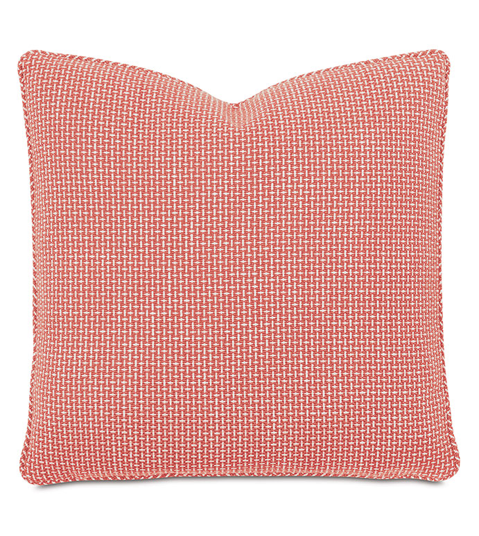 Junonia Crosshatch Decorative Pillow
