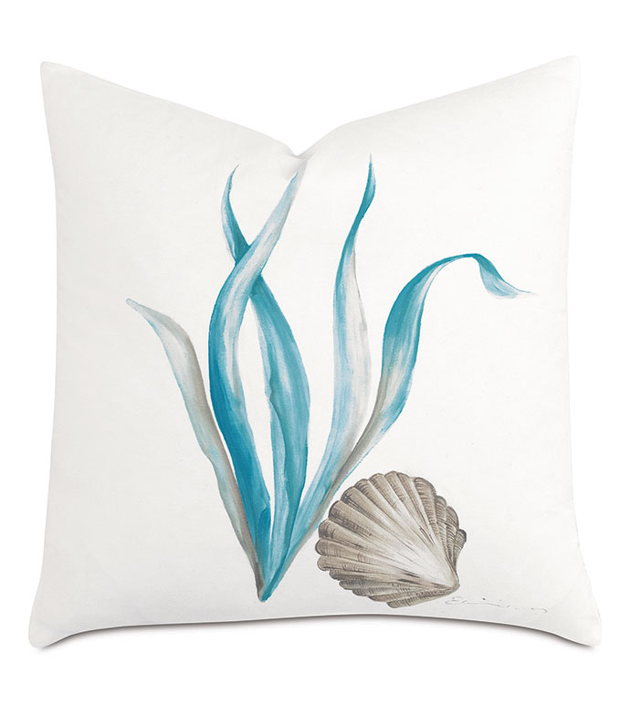 Junonia Handpainted Decorative Pillow