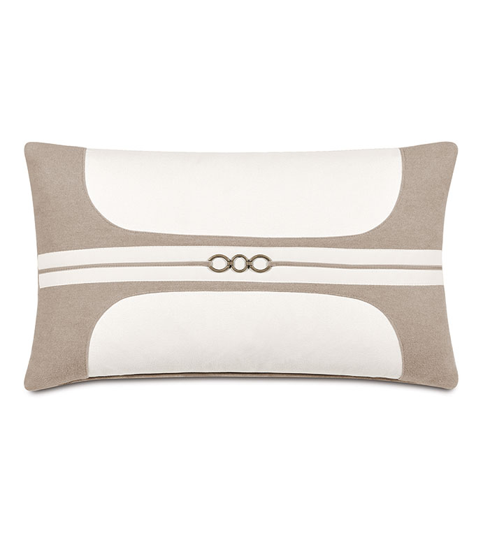 Kelso Ribbon Detail Decorative Pillow