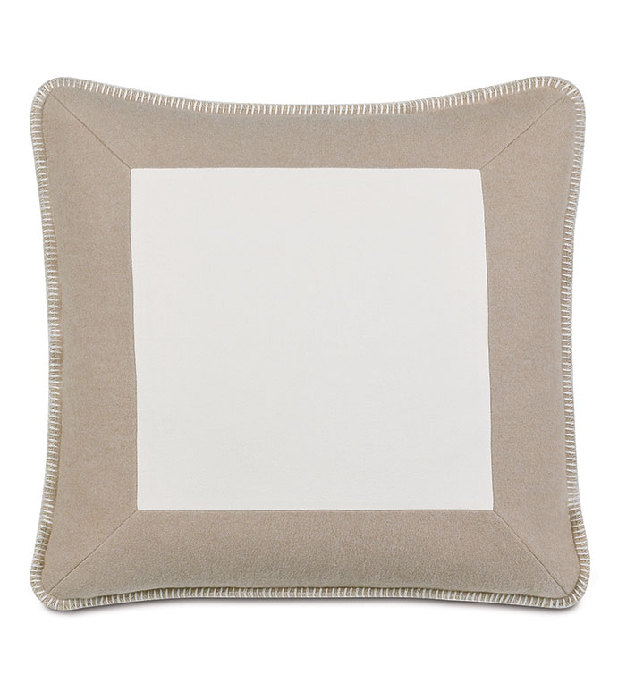 Kelso Blanket Stitch Decorative Pillow