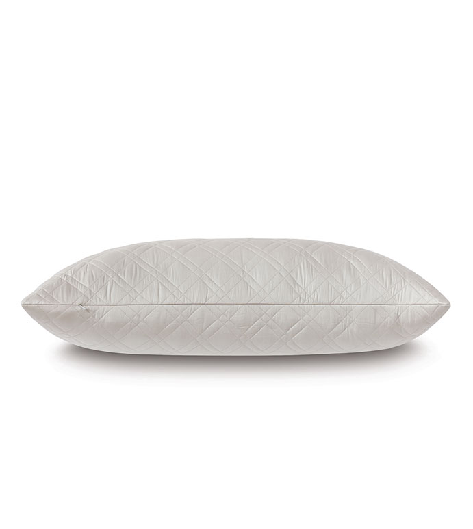 Coperta Diamond Quilted King Sham in Silver