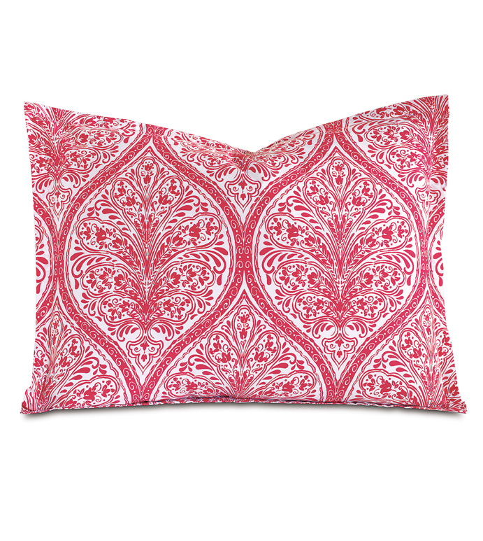 Adelle Percale King Sham In Sorbet