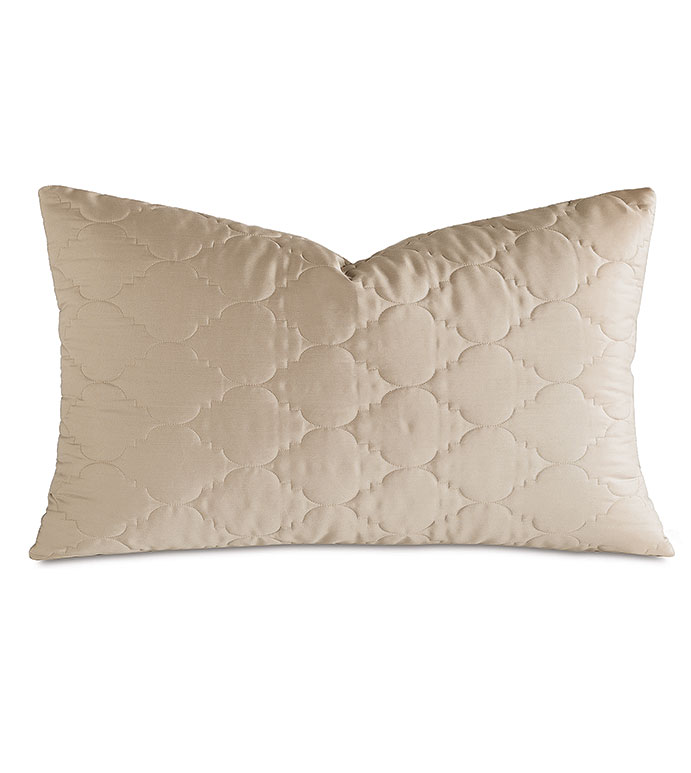Viola Quilted King Sham in Sable