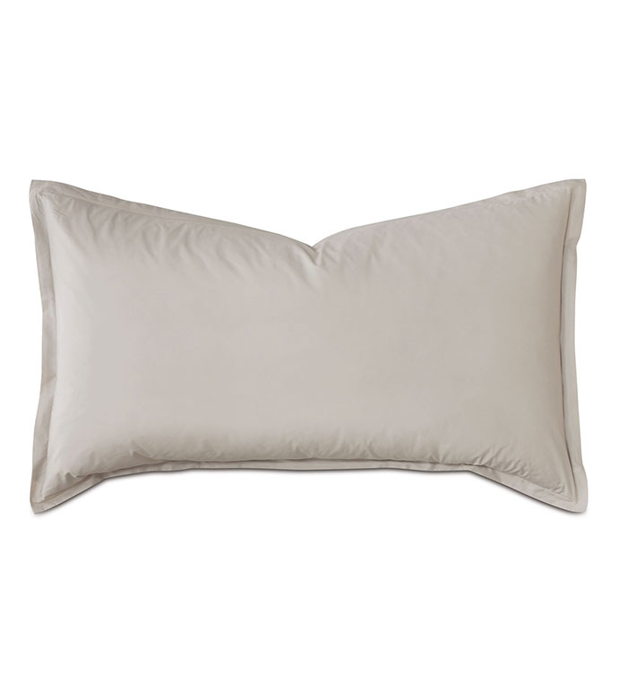 Vail Percale King Sham In Bisque