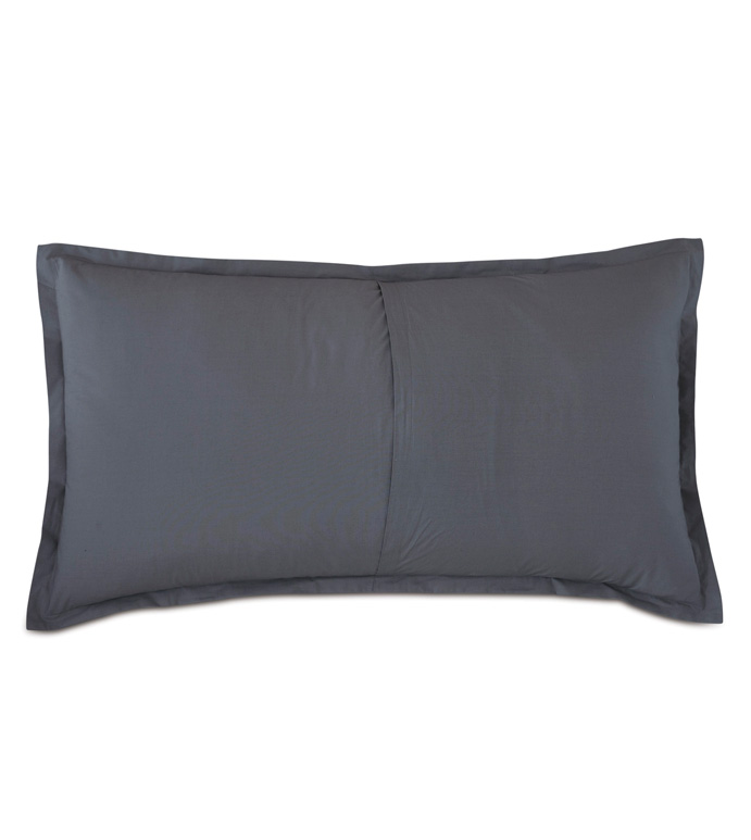 Vail Percale King Sham In Slate