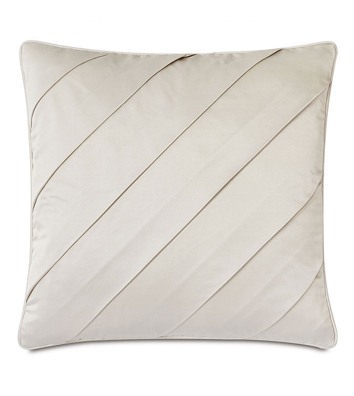 Marceau Diagonal Pleat Decorative Pillow