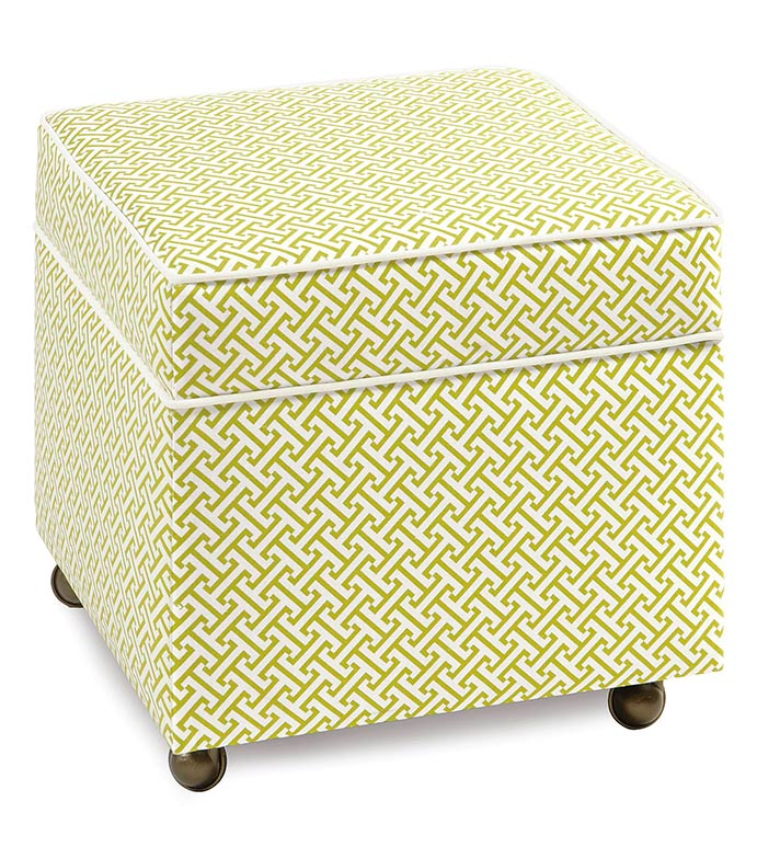 Chive Sparrow Storage Boxed Ottoman