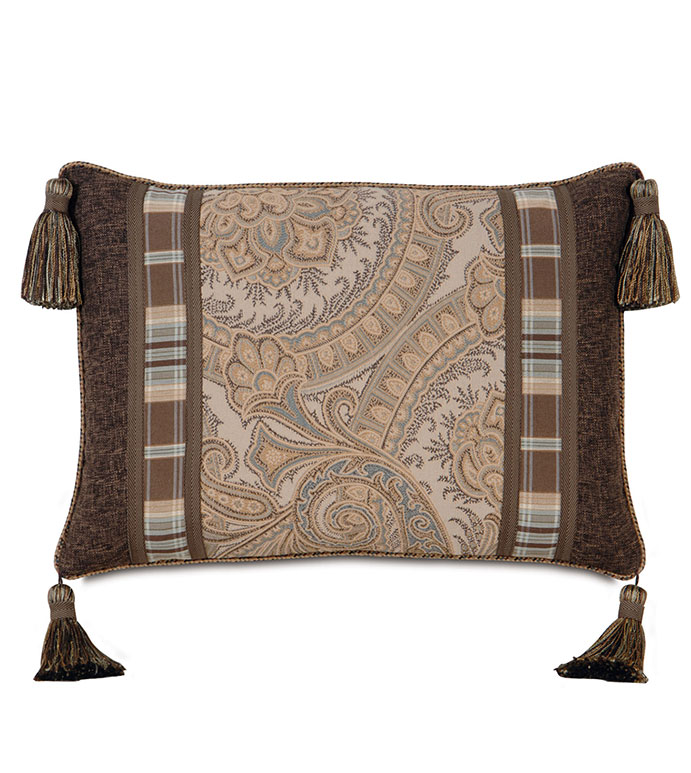 Powell Cord & Tassels Decorative Pillow