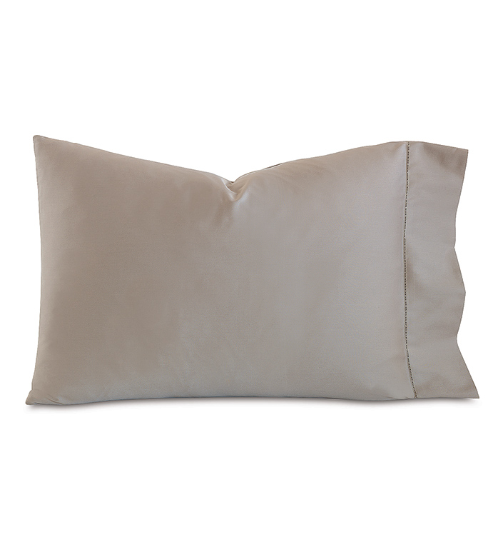 Deluca Sateen Pillowcase in Fawn