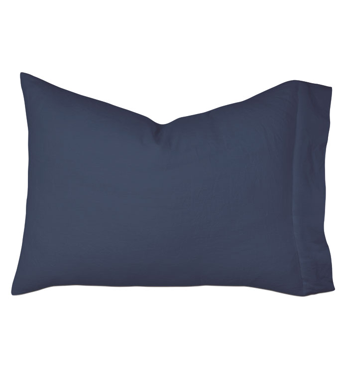 Shiloh Linen Pillowcase in Indigo