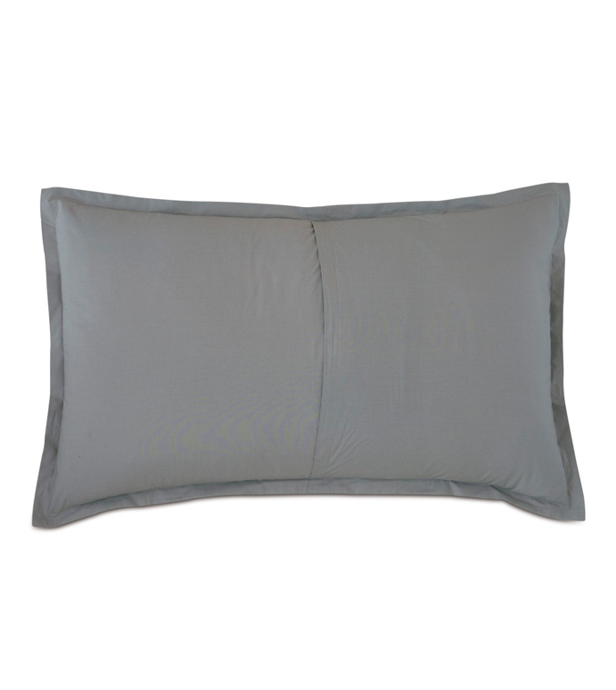 Vail Percale Queen Sham In Heather