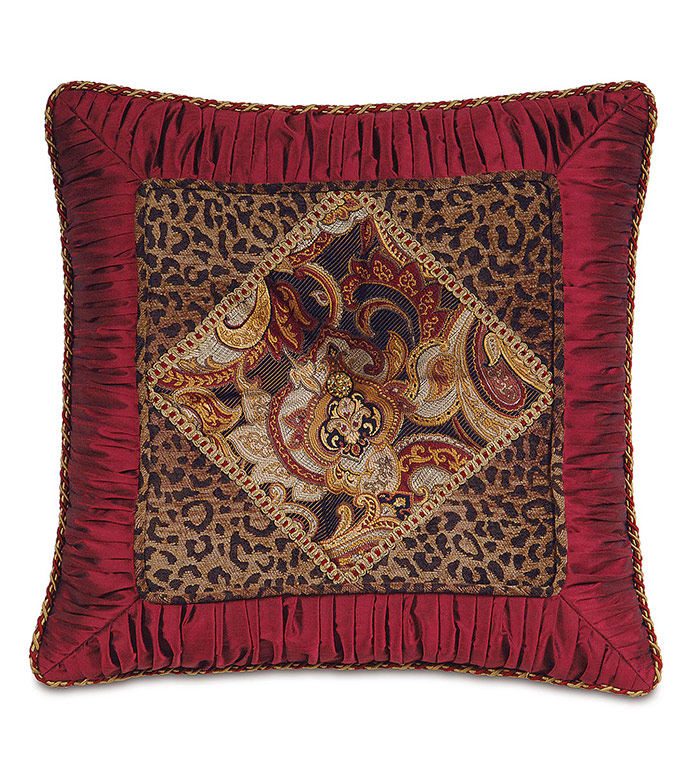 Raquel Ruby Collage Tufted