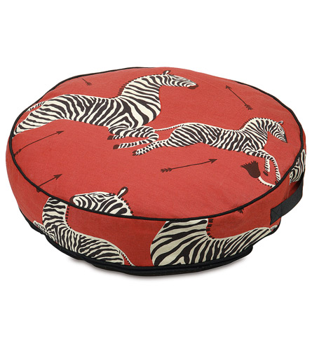 Le Zebre Rouge Dog Bed / Floor Pillow