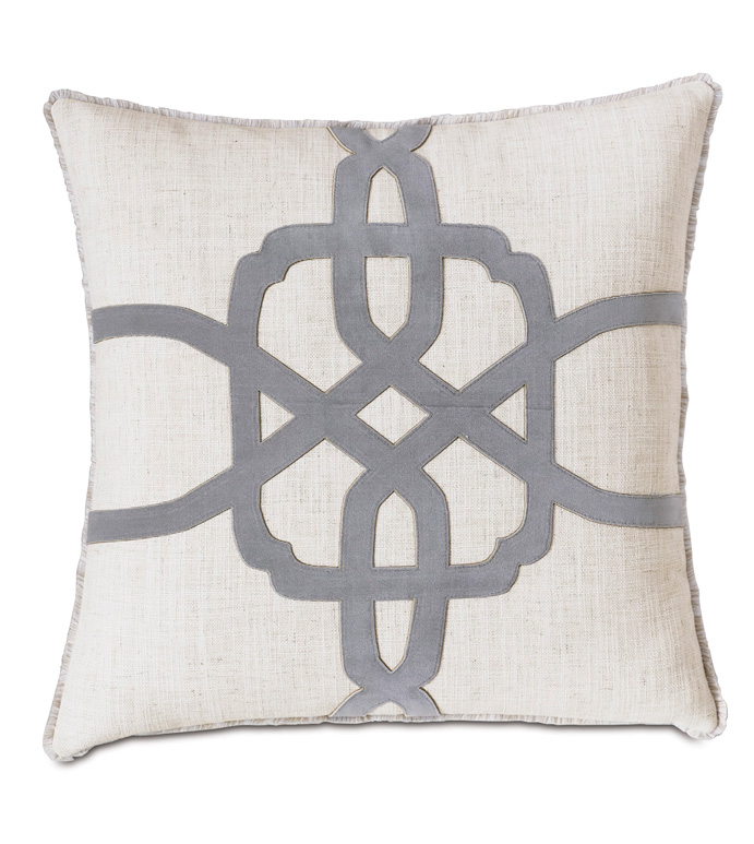 Safford Lasercut Decorative Pillow