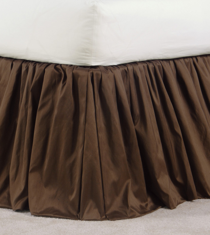 Serico Brown Skirt Ruffled