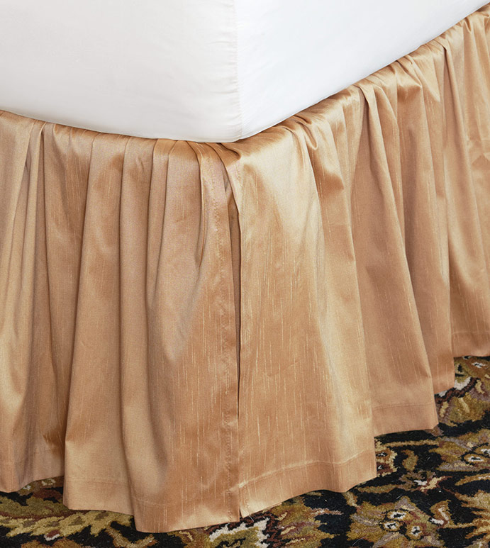 Edris Gold Bed Skirt