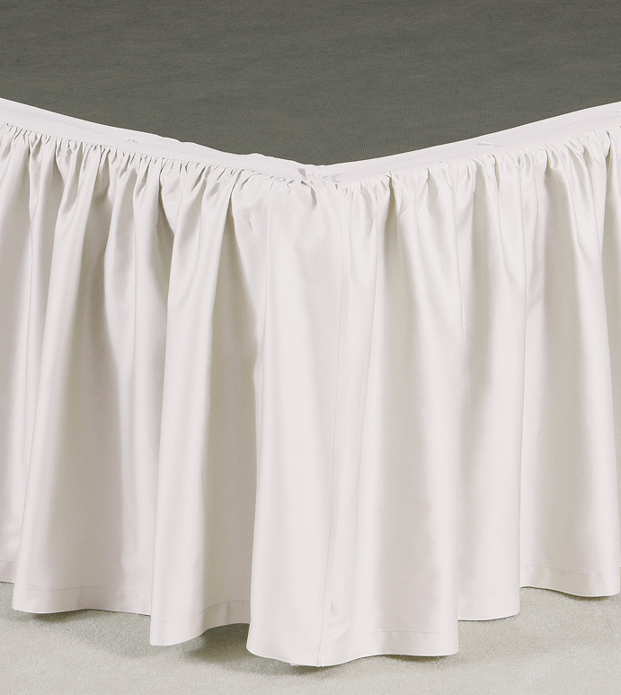 Fresco Classic White Ruffled Skirt Panels