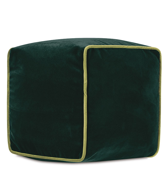 Uma Cube Decorative Pillow in Emerald