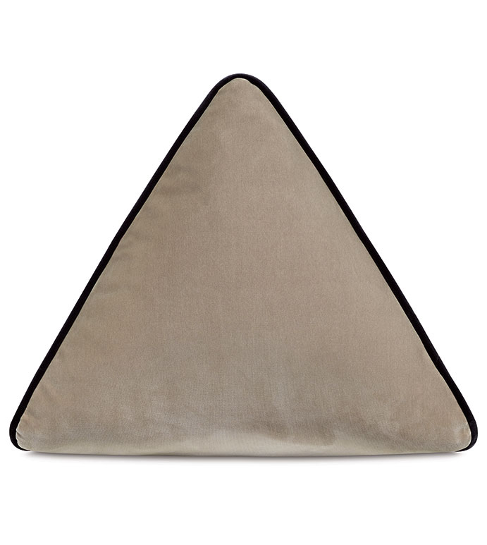 Uma Pyramid Decorative Pillow in Khaki