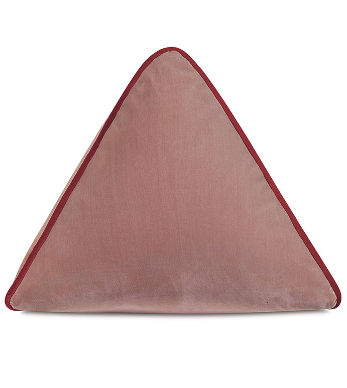 Uma Pyramid Decorative Pillow in Pink