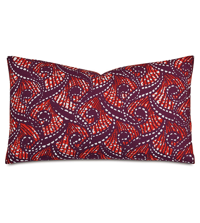 Janika Faux Ankara Decorative Pillow