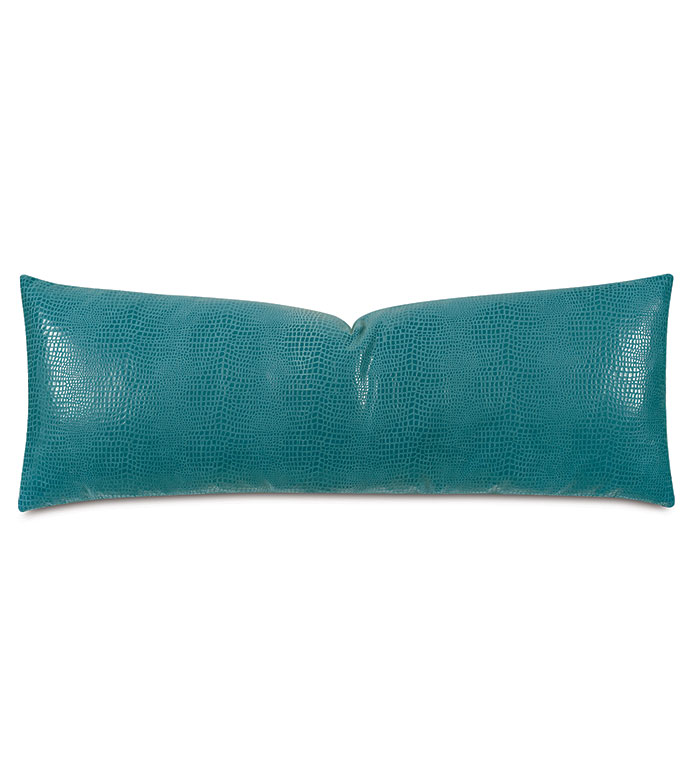 Nagini Faux Snakeskin Decorative Pillow