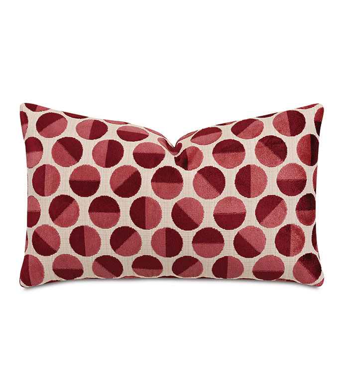 Pixie Decorative Pillow in Scarlet