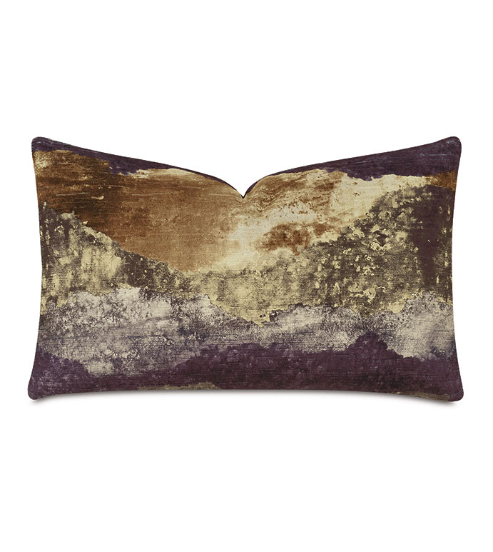 Storm Velvet Decorative Pillow