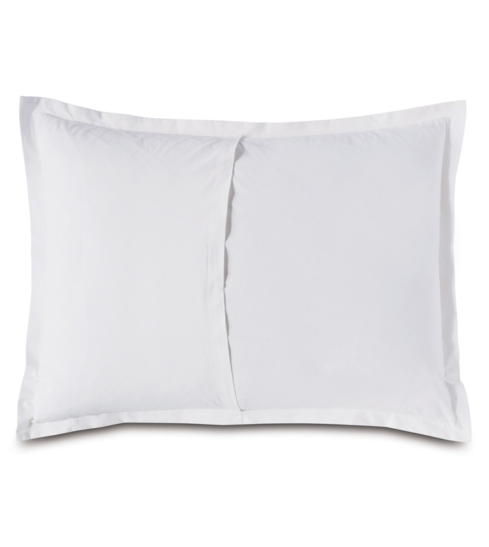 Vail Percale Standard Sham In White