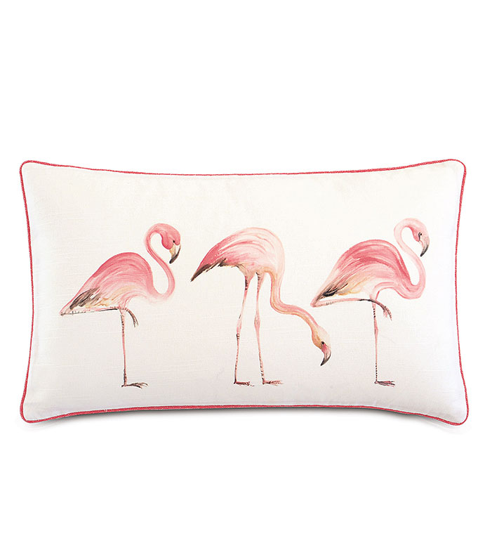 Sumba Hand-Painted Flamingos
