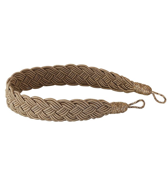 Quincy Fawn Rope Tieback