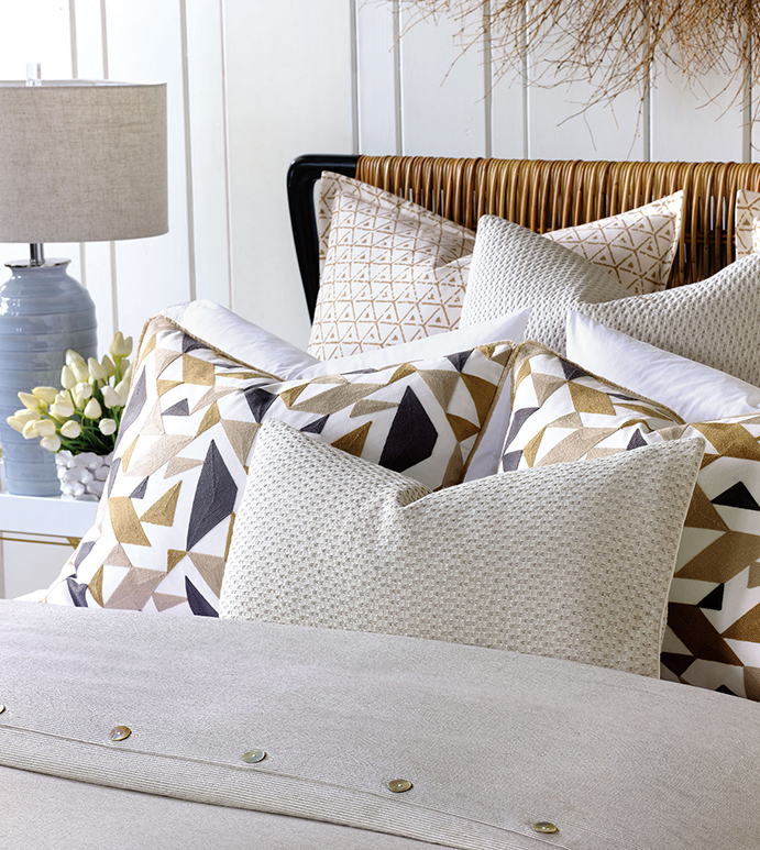 Wellfleet Textured Decorative Pillow