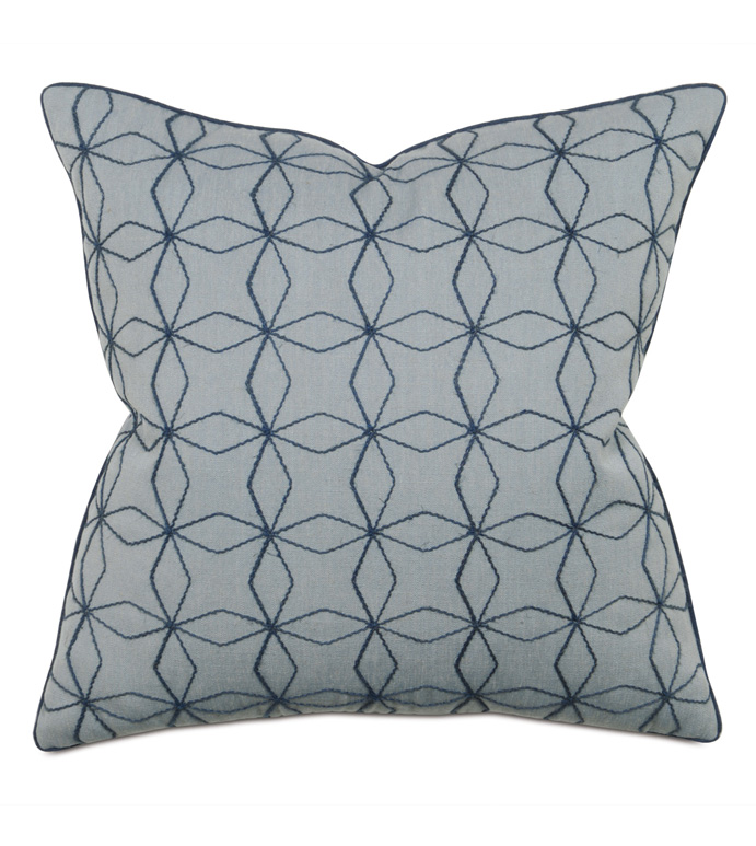 EMERSON EMBROIDERED DECORATIVE PILLOW