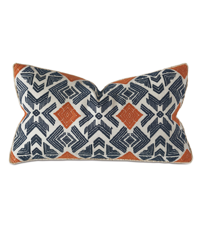 Lodi Embroidered Decorative Pillow