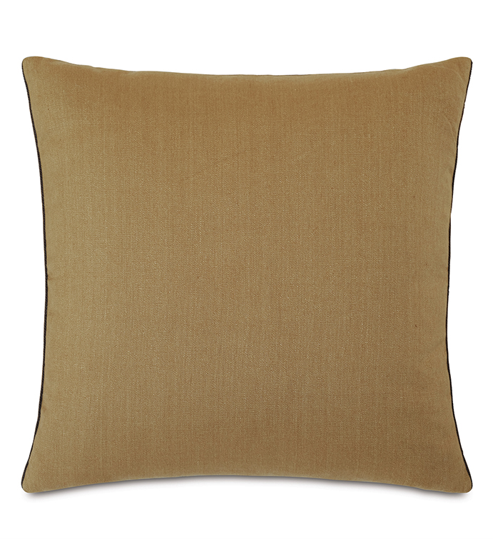 Phase Velvet Decorative Pillow In Mustard
