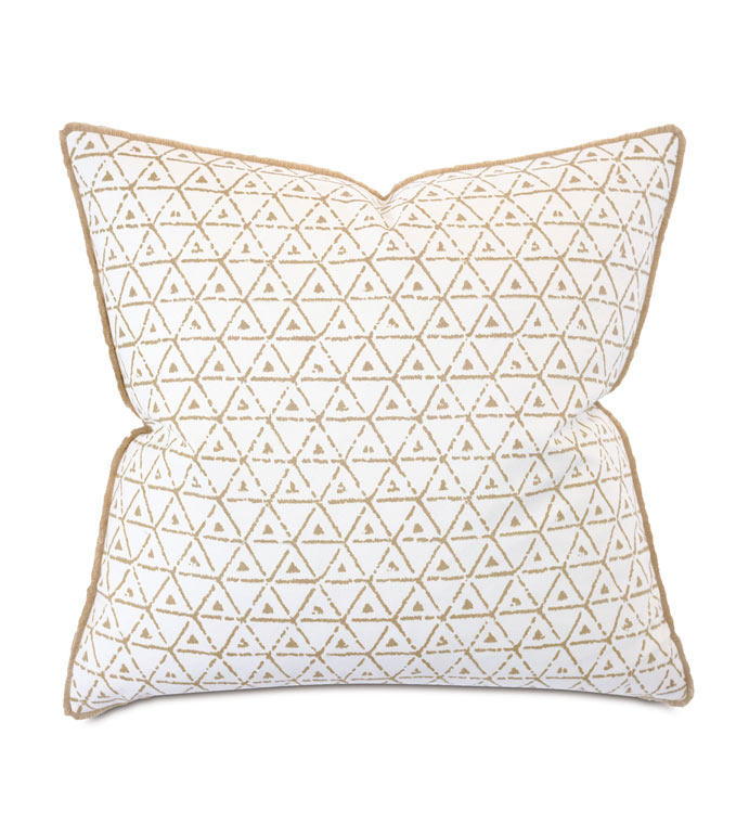 Wellfleet Brush Fringe Decorative Pillow