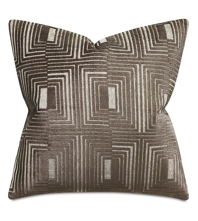 Facade Art Deco Decorative Pillow