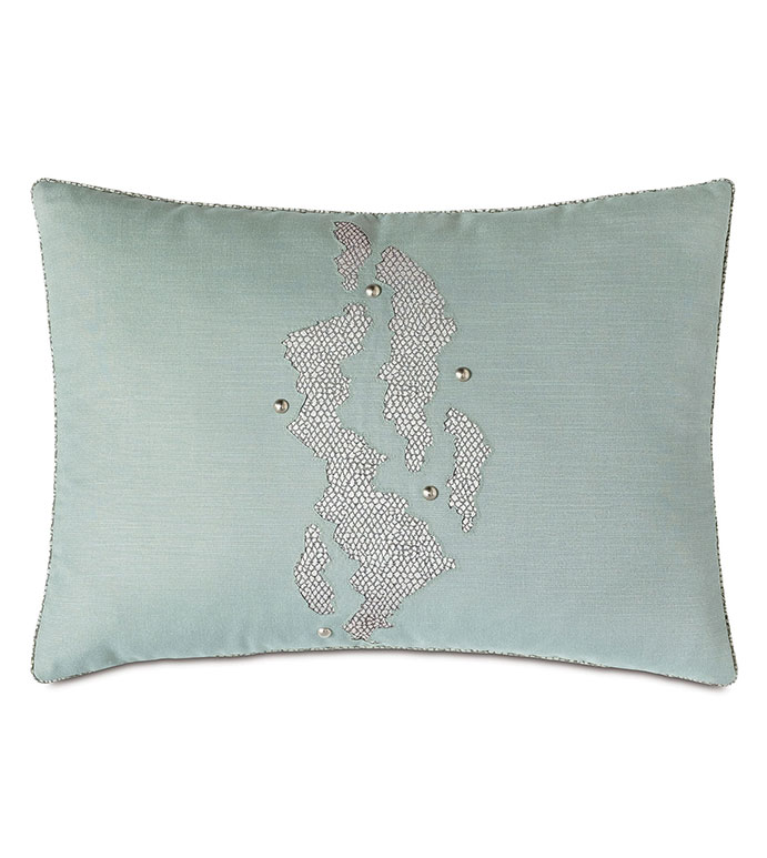 Zephyr Nailhead Decorative Pillow
