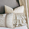 Jolene Ruched Decorative Pillow