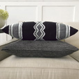 Pebble Onyx Decorative Pillow Black