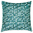 Labrynth Teal Decorative Pillow