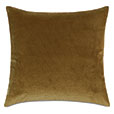 Plush Velvet Decorative Pillow In Citrine