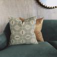 Octave Graphic Decorative Pillow In Mustard